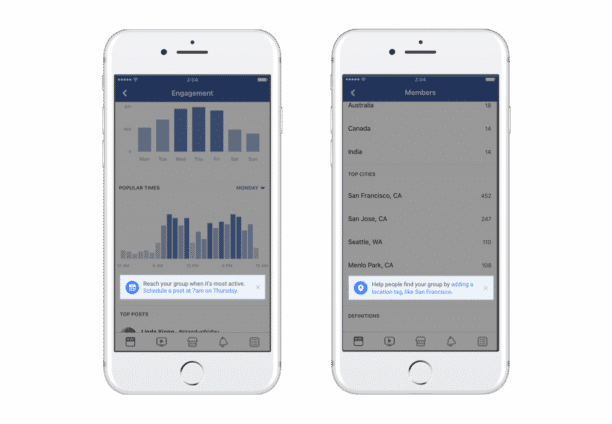 Statistiques Groupes Facebook